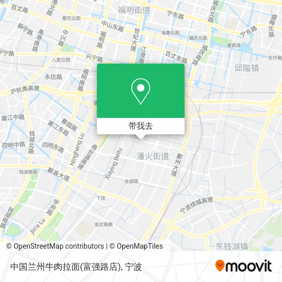 中国兰州牛肉拉面(富强路店)地图