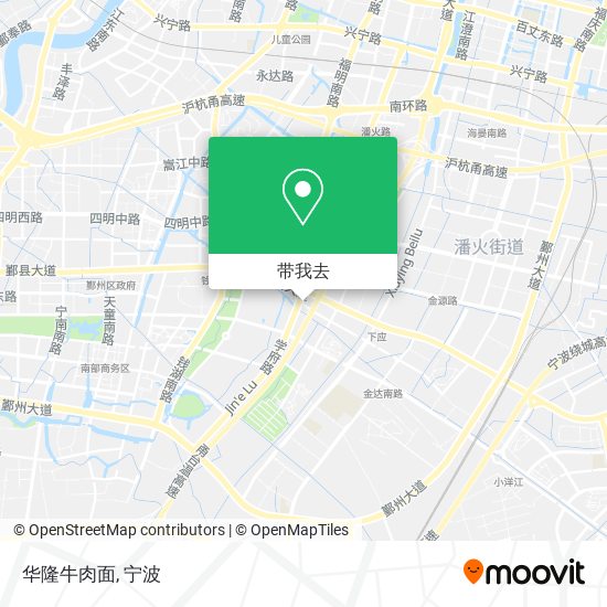 华隆牛肉面地图