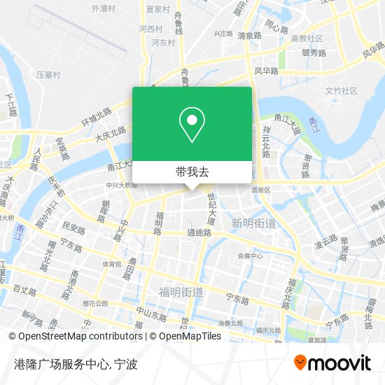 港隆广场服务中心地图