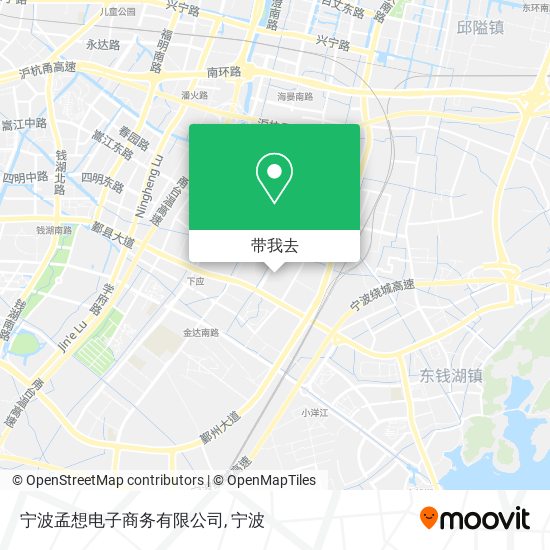 宁波孟想电子商务有限公司地图