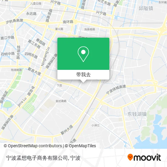 宁波孟想电子商务有限公司地图