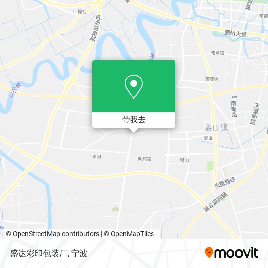 盛达彩印包装厂地图