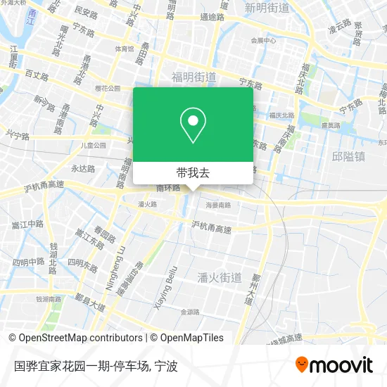 国骅宜家花园一期-停车场地图
