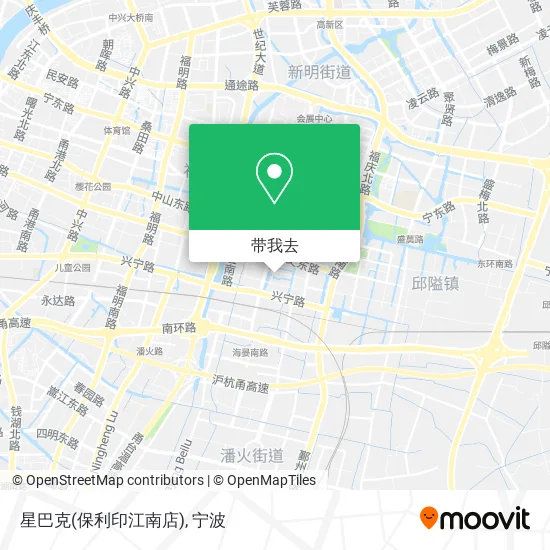 星巴克(保利印江南店)地图