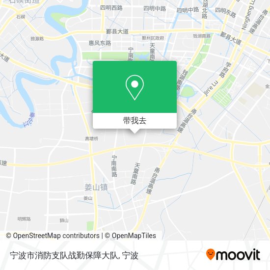 宁波市消防支队战勤保障大队地图