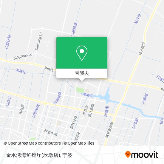 金水湾海鲜餐厅(坎墩店)地图