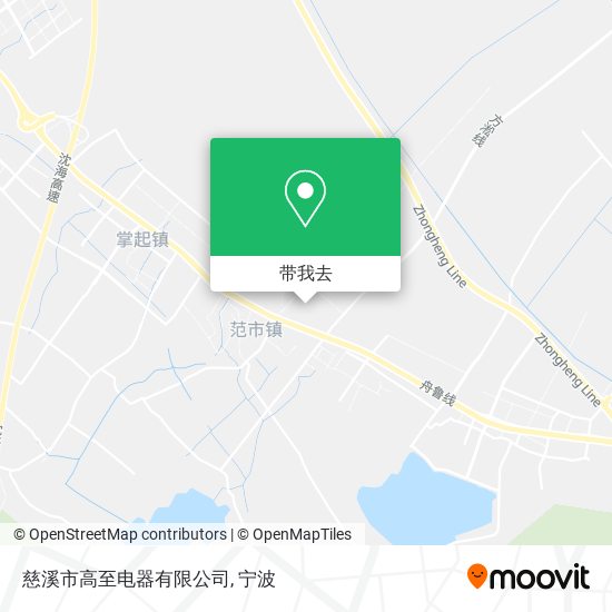 慈溪市高至电器有限公司地图