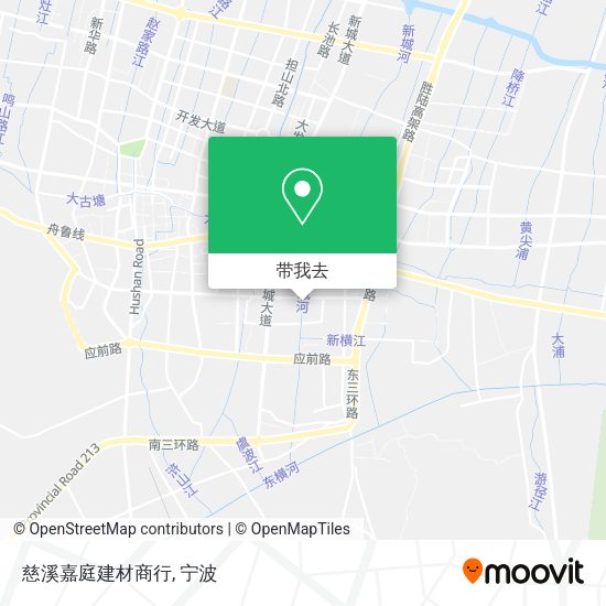 慈溪嘉庭建材商行地图