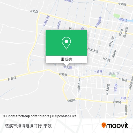 慈溪市海博电脑商行地图