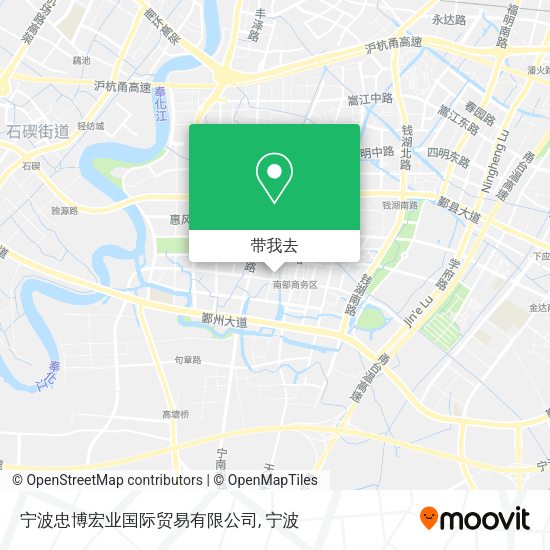 宁波忠博宏业国际贸易有限公司地图