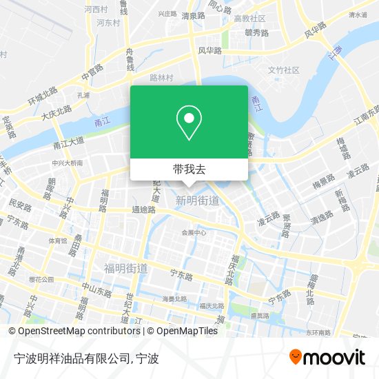 宁波明祥油品有限公司地图