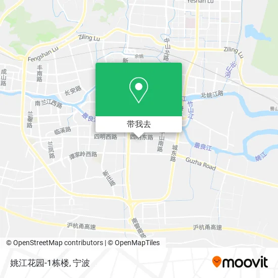 姚江花园-1栋楼地图