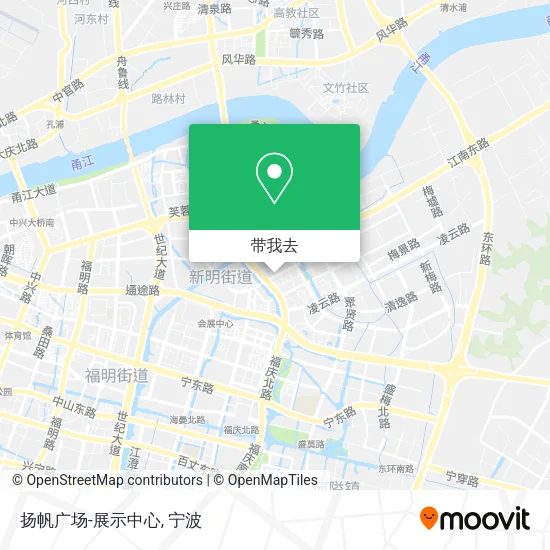 扬帆广场-展示中心地图