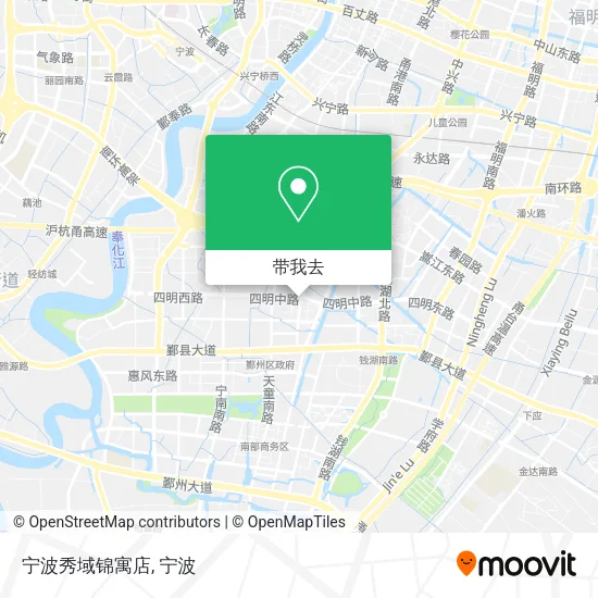 宁波秀域锦寓店地图