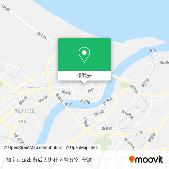 招宝山派出所后大街社区警务室地图