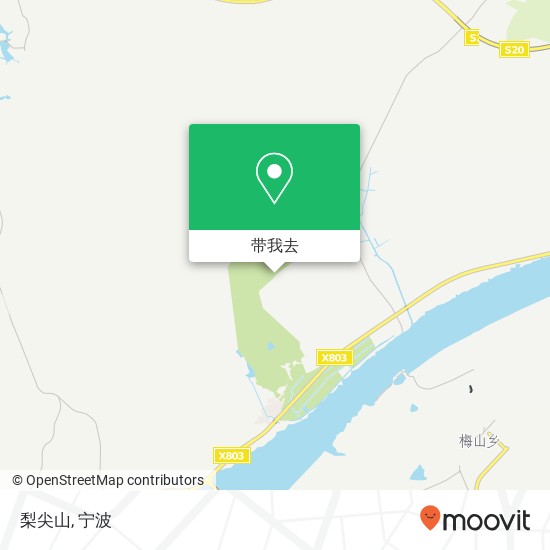 梨尖山地图
