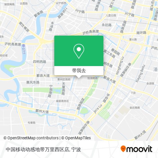 中国移动动感地带万里西区店地图