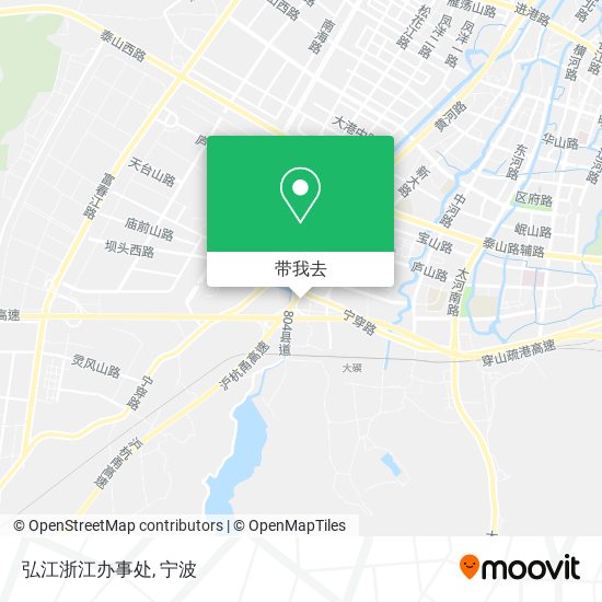 弘江浙江办事处地图