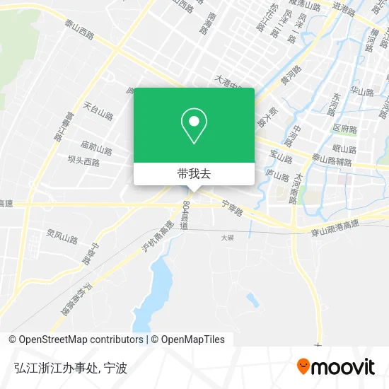 弘江浙江办事处地图
