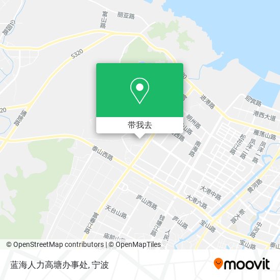 蓝海人力高塘办事处地图