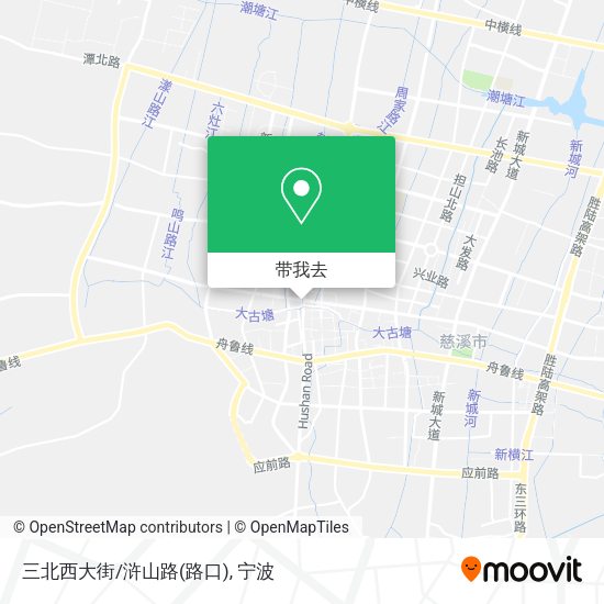 三北西大街/浒山路(路口)地图
