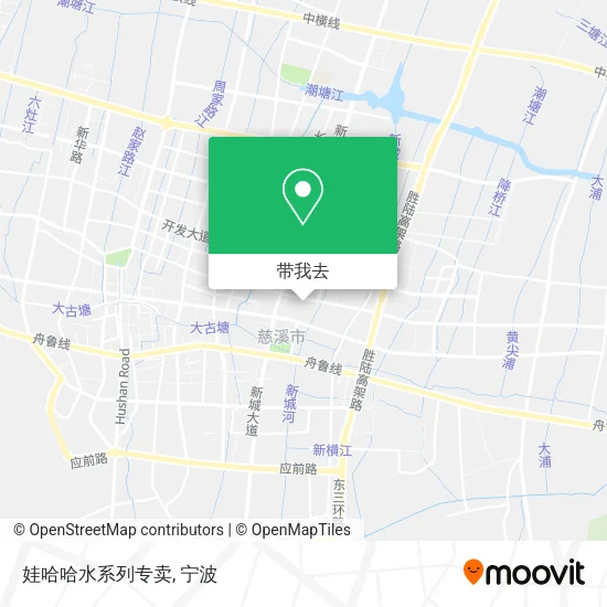 娃哈哈水系列专卖地图