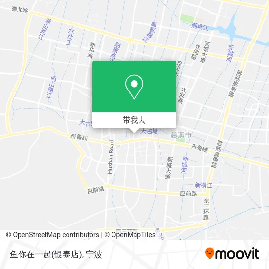 鱼你在一起(银泰店)地图