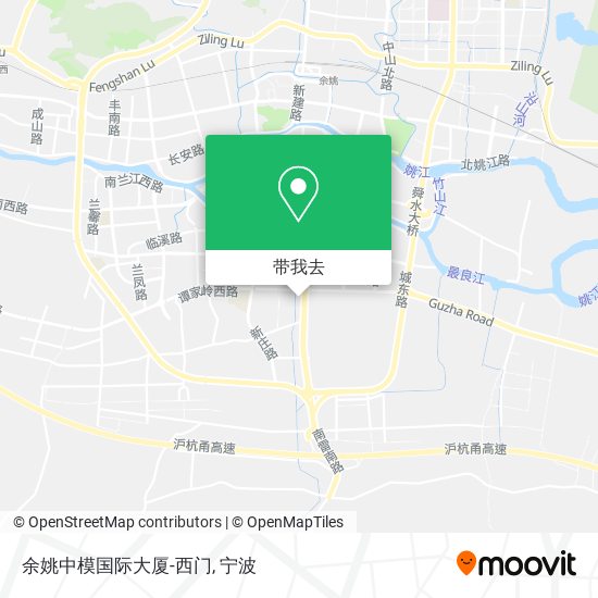余姚中模国际大厦-西门地图