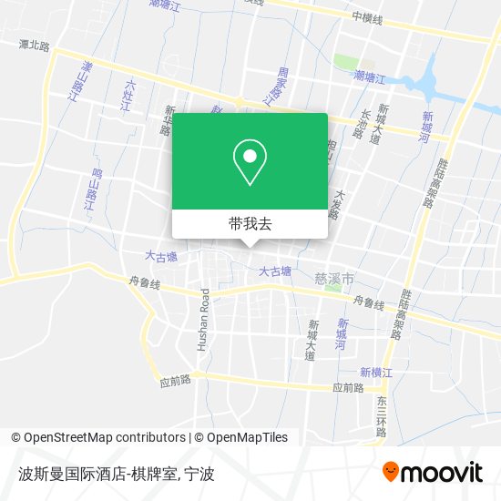 波斯曼国际酒店-棋牌室地图