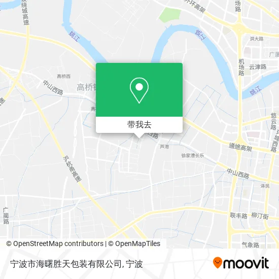 宁波市海曙胜天包装有限公司地图