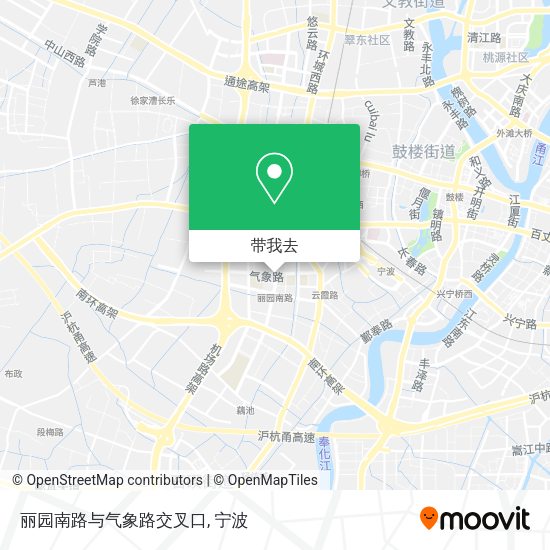 丽园南路与气象路交叉口地图