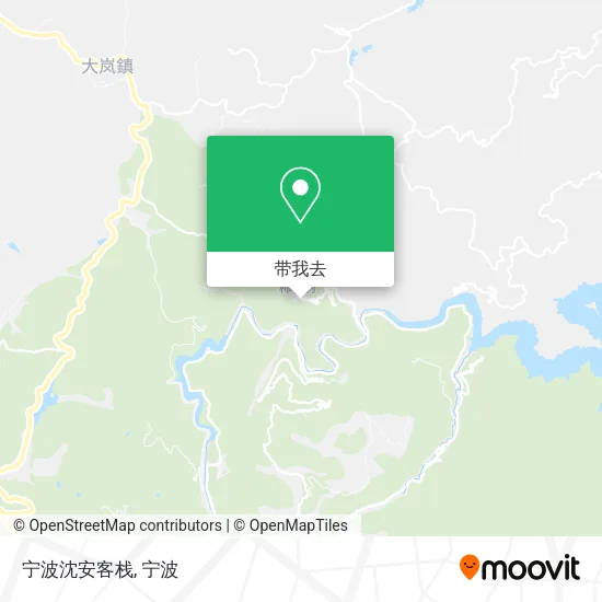 宁波沈安客栈地图