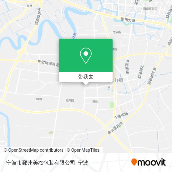 宁波市鄞州美杰包装有限公司地图