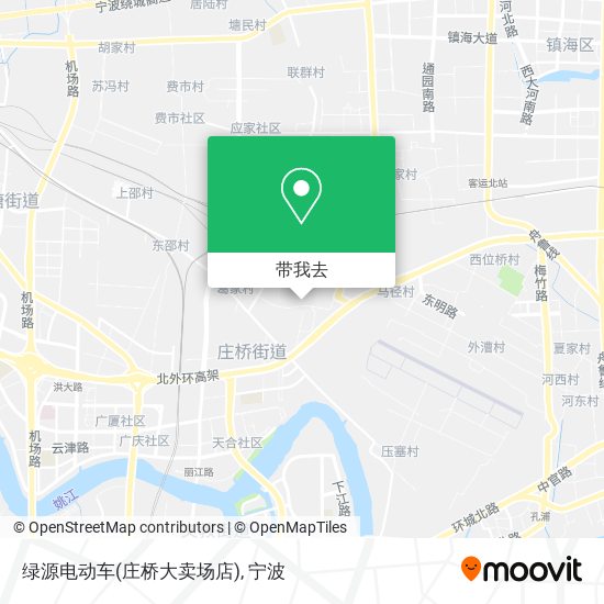 绿源电动车(庄桥大卖场店)地图