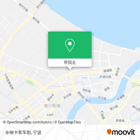 全钢卡客车胎地图