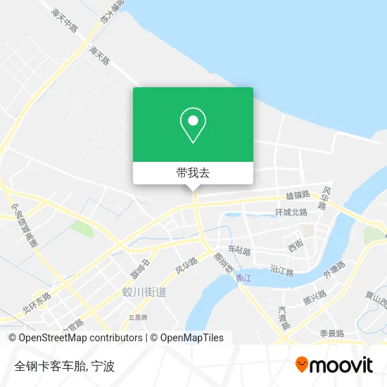 全钢卡客车胎地图