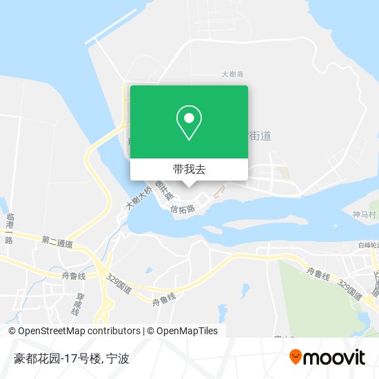 豪都花园-17号楼地图