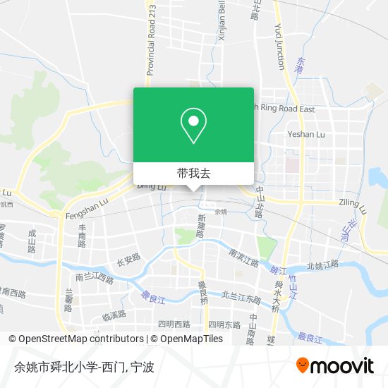 余姚市舜北小学-西门地图