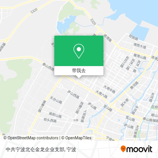 中共宁波北仑金龙企业支部地图