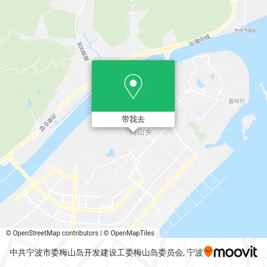 中共宁波市委梅山岛开发建设工委梅山岛委员会地图