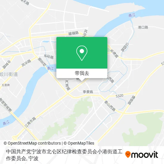 中国共产党宁波市北仑区纪律检查委员会小港街道工作委员会地图