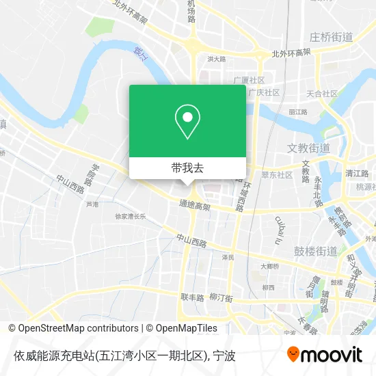 依威能源充电站(五江湾小区一期北区)地图