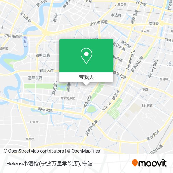Helens小酒馆(宁波万里学院店)地图