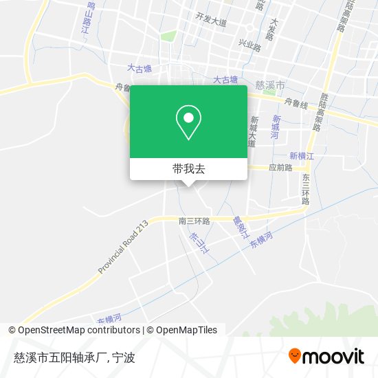 慈溪市五阳轴承厂地图
