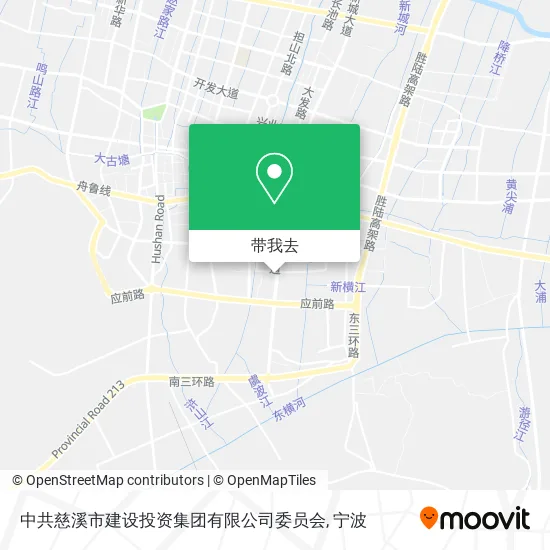 中共慈溪市建设投资集团有限公司委员会地图