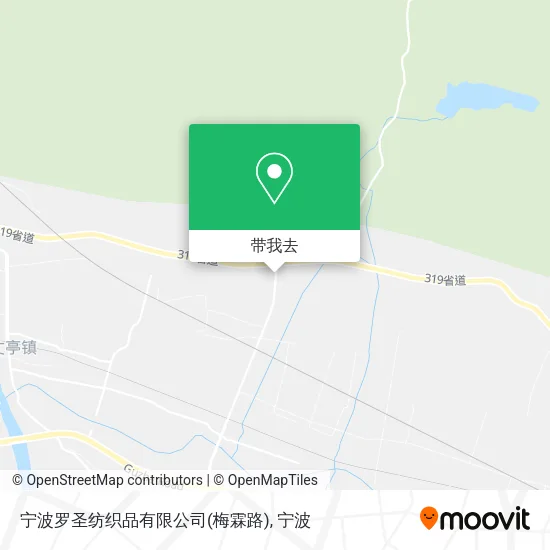 宁波罗圣纺织品有限公司(梅霖路)地图