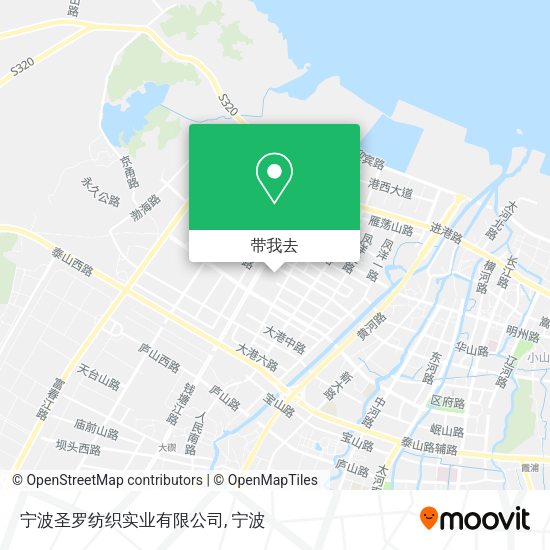 宁波圣罗纺织实业有限公司地图