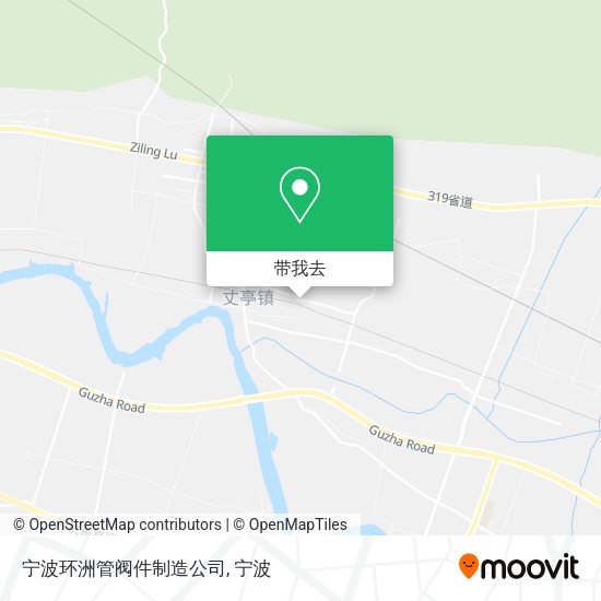 宁波环洲管阀件制造公司地图
