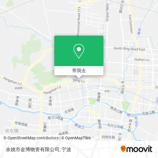 余姚市金博物资有限公司地图
