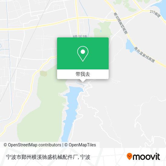宁波市鄞州横溪驰盛机械配件厂地图